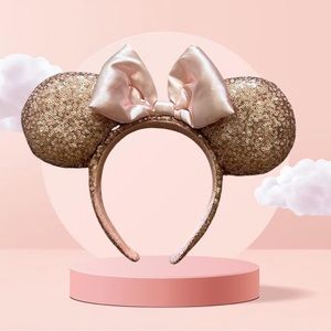 Disney Parks Minnie Ears Rose Gold